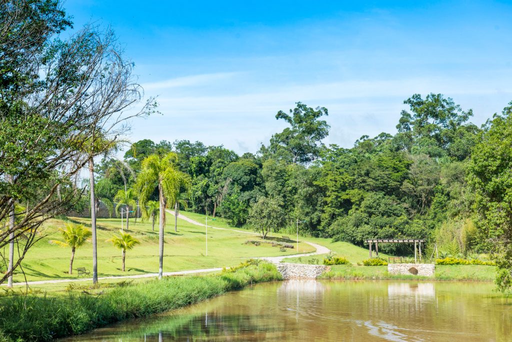 Área verde, vegetação residencial Saint Patrick Sorocaba